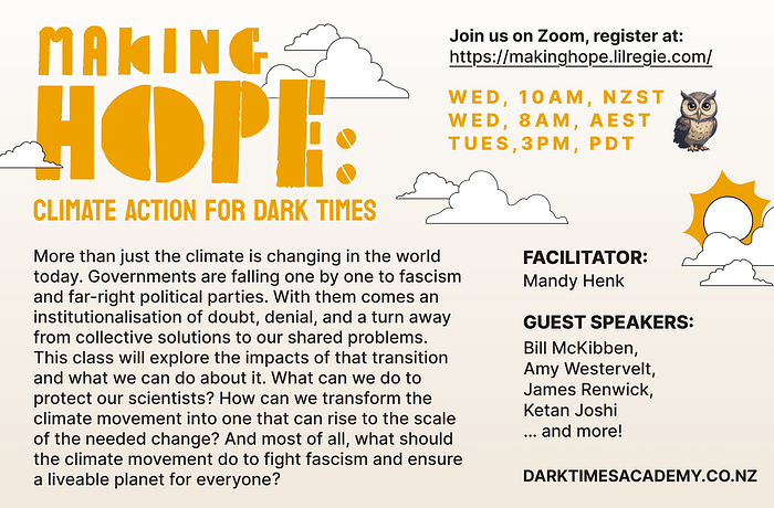 Making Hope: Climate Action for Dark Times logo